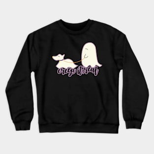 Creep It Real Ghost + Ghost Puppy Crewneck Sweatshirt